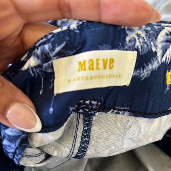 MAEVE Collette Floral Crop Wide Leg Pants - Picture 8 of 12